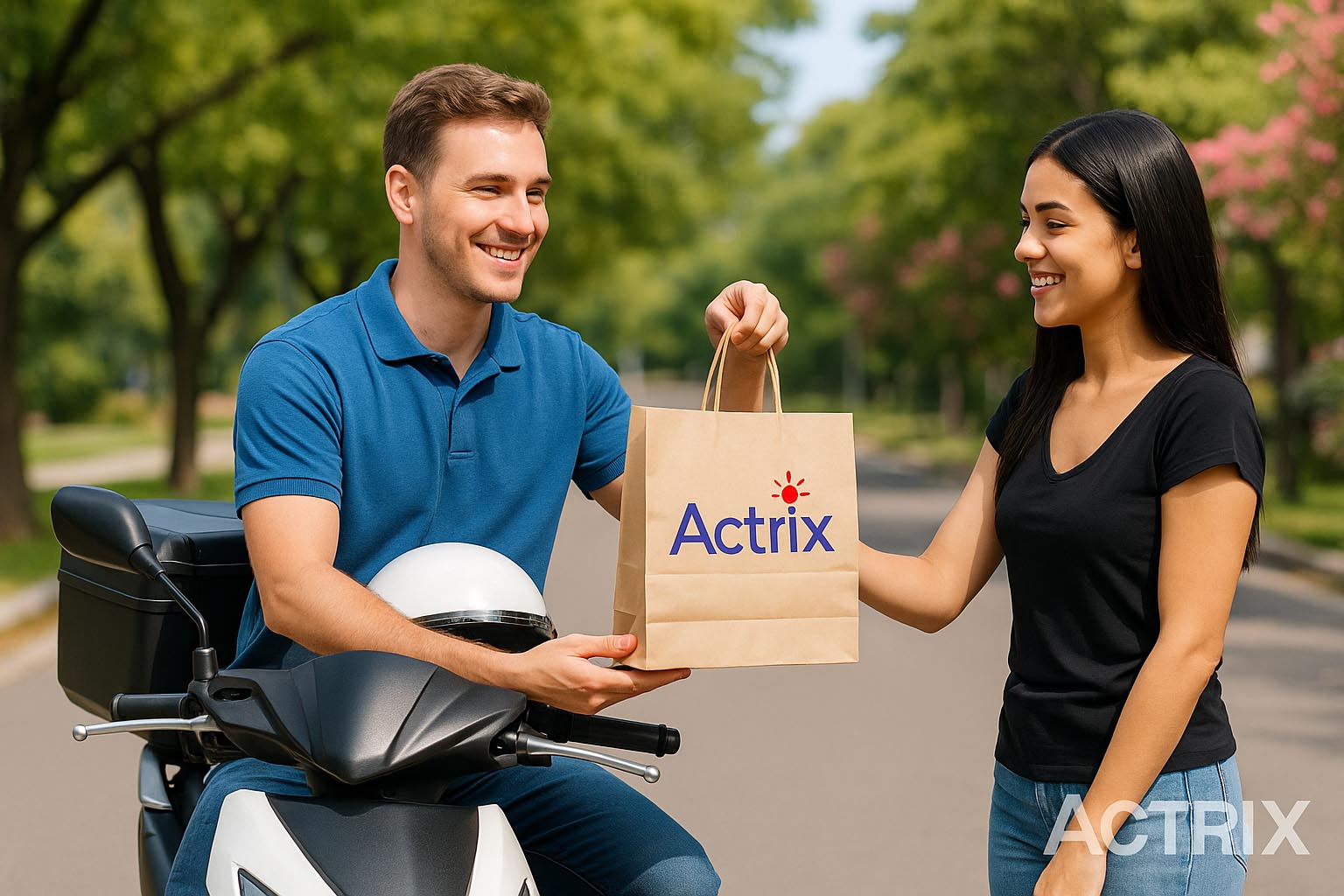 Entrega via motoboy e outras modalidades